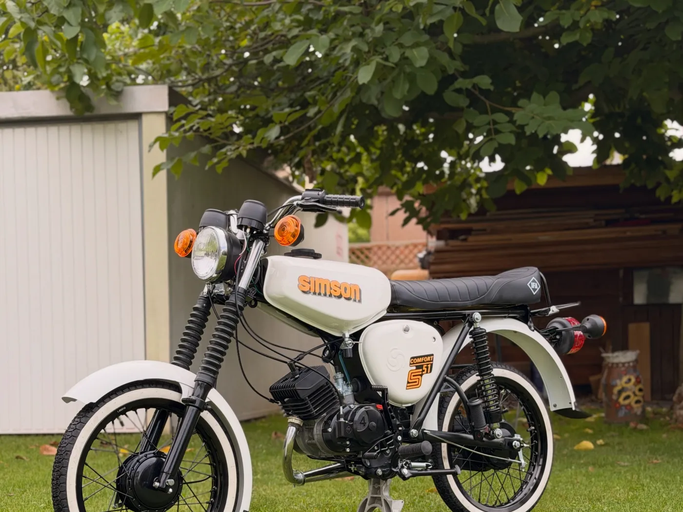 Simson S51 Comfort Aufbau: vom nackten Rahmen zur fertigen Comfort